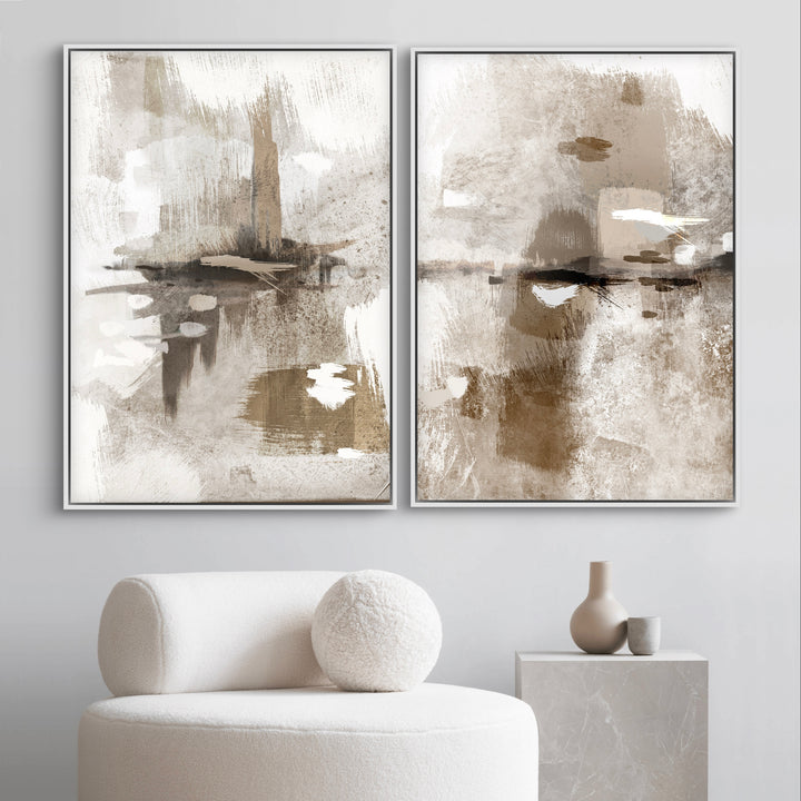 Framed Canvas Set of 2 - Portofino