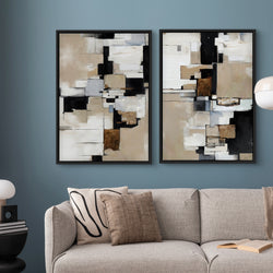 Framed Canvas Set of 2 - Cairo