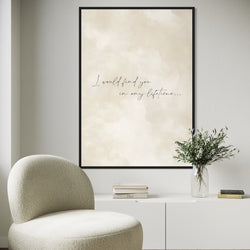 Framed Canvas - In Any Lifetime