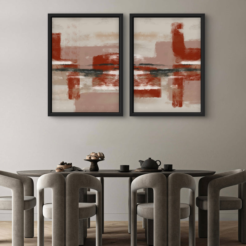 Framed Canvas Set of 2 - Tribeca