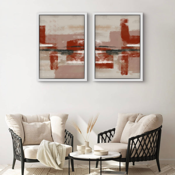 Framed Canvas Set of 2 - Tribeca