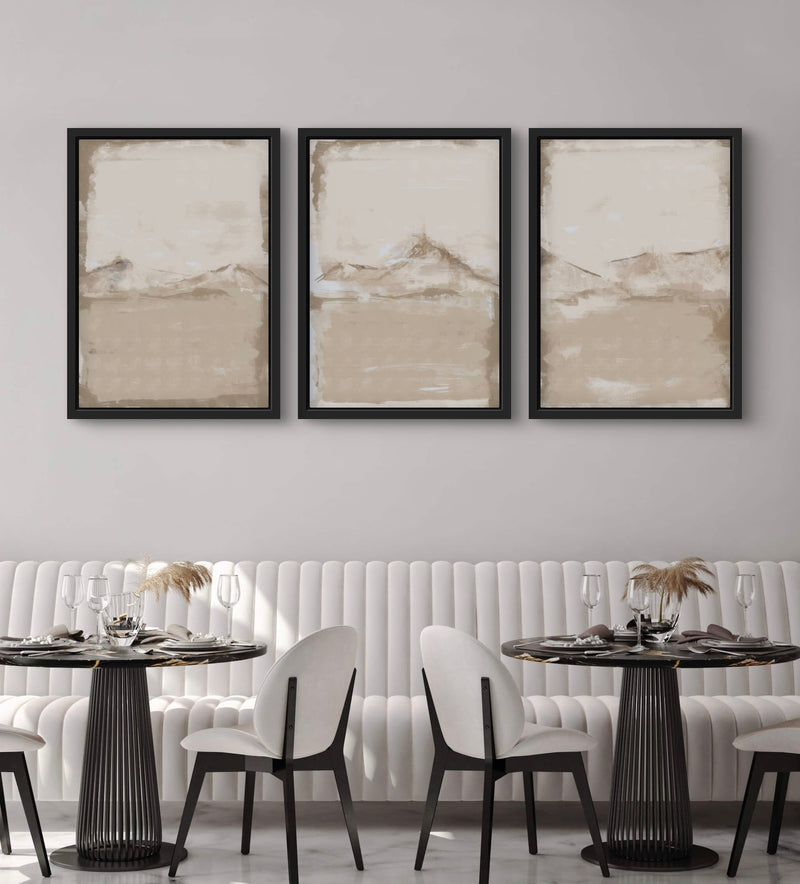 Set of 3 Framed Canvas - Sierra