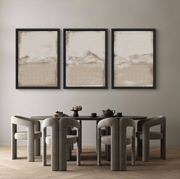 Set of 3 Framed Canvas - Sierra