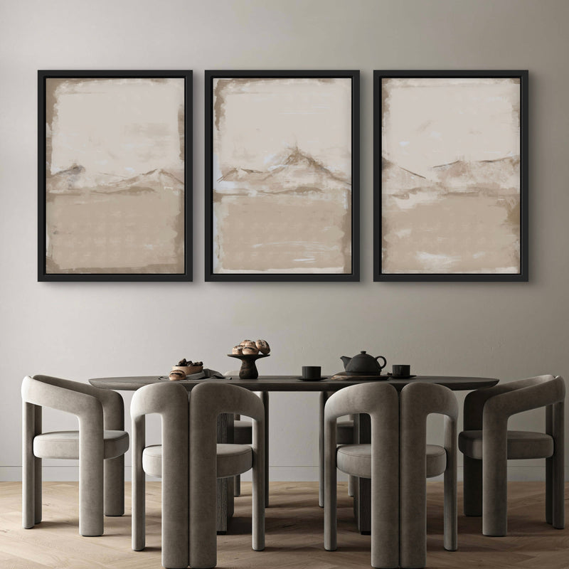 Set of 3 Framed Canvas - Sierra