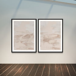 Abstract Art set of 2 prints - Nude Dreams