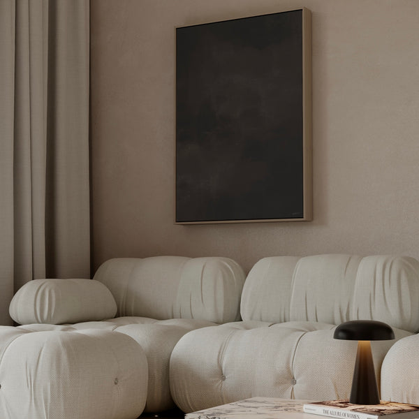 Framed Canvas - Obsidian
