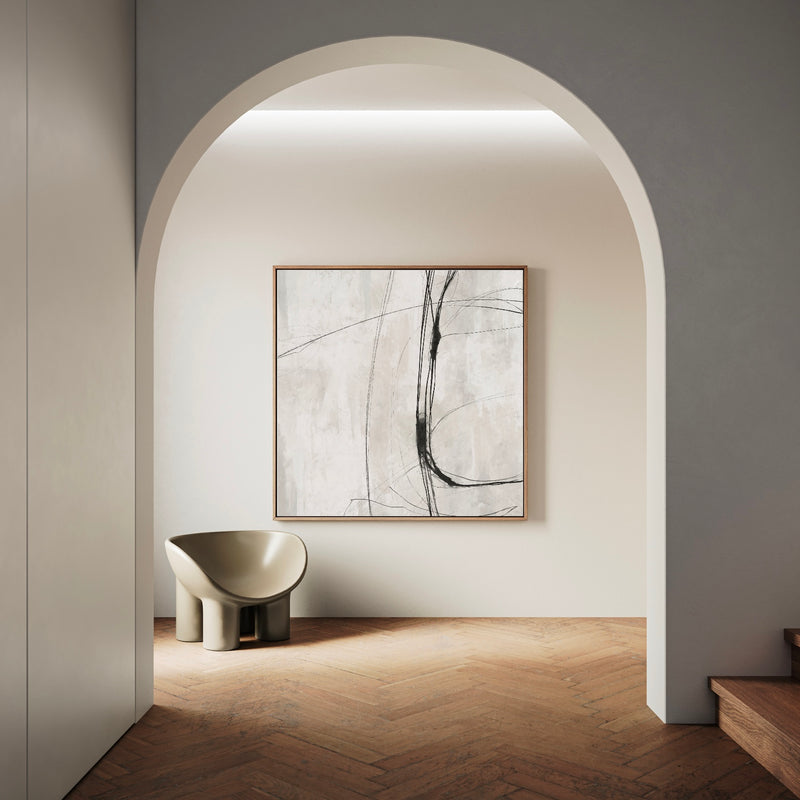 Framed Canvas - Grey Atelier