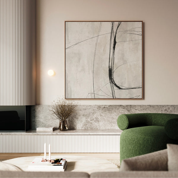 Framed Canvas - Grey Atelier