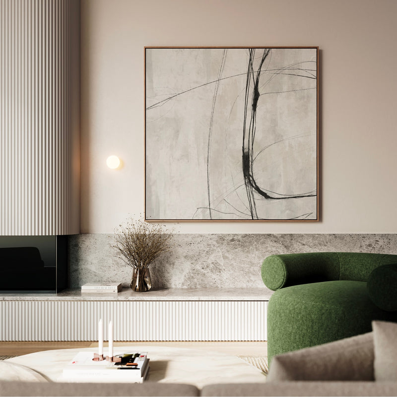 Framed Canvas - Grey Atelier