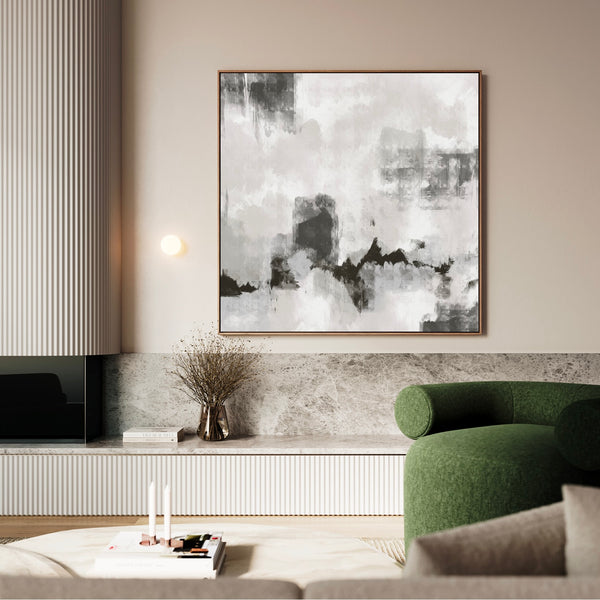 Framed Canvas - Whisper Grey 2