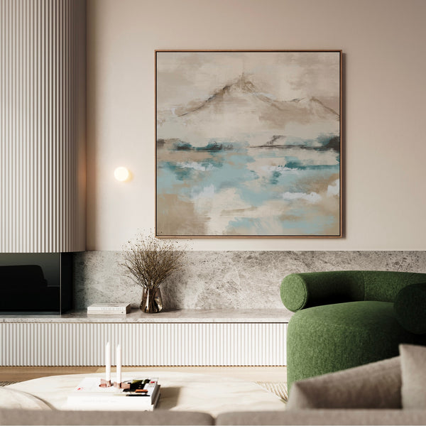 Framed Canvas - Blue Mountain