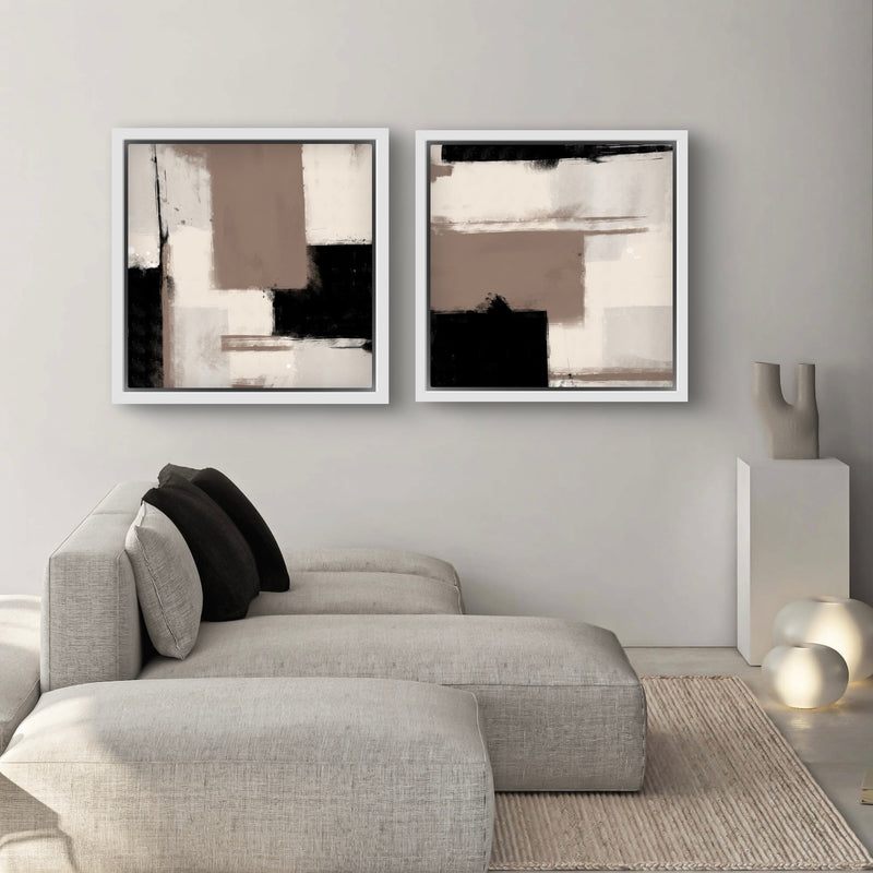 Framed Canvas Set of 2 - Oslo