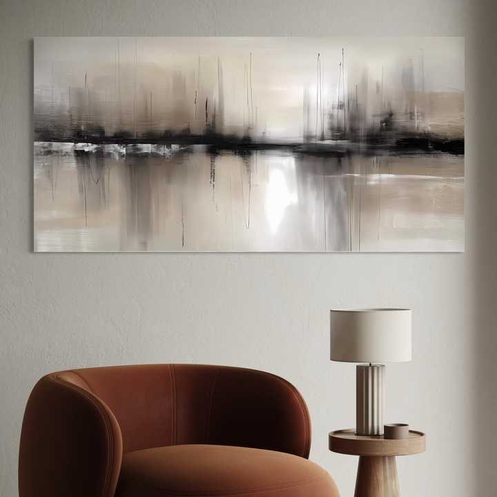 Abstract Canvas - Dusk Line