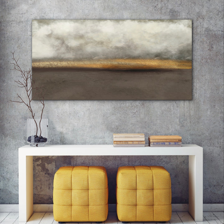 Abstract Canvas - Golden Expanse