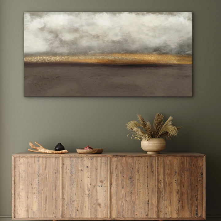 Abstract Canvas - Golden Expanse