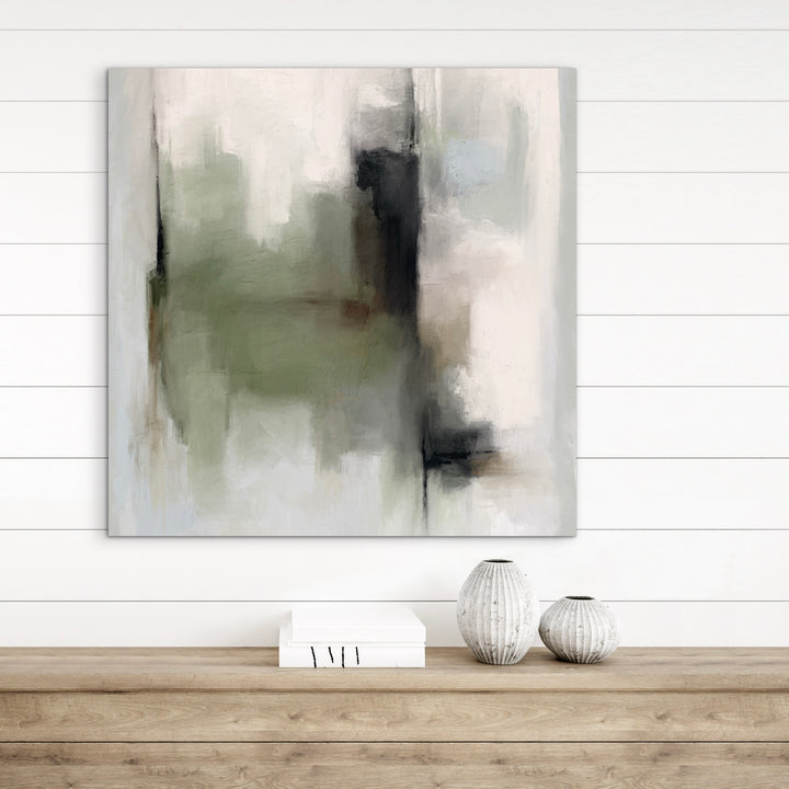 Abstract Canvas - Tuscany Green