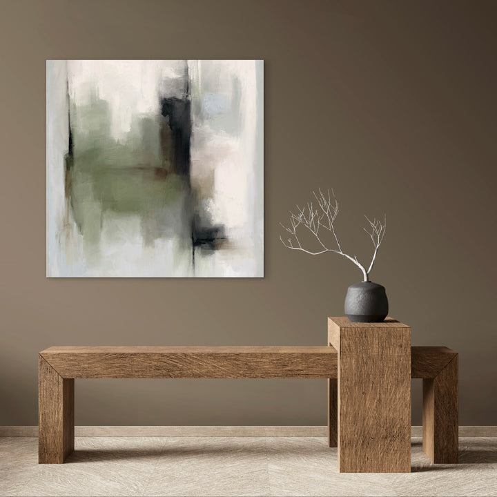 Abstract Canvas - Tuscany Green