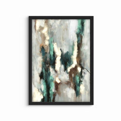 Set of 1 - Abstract Art 'Green Forest'