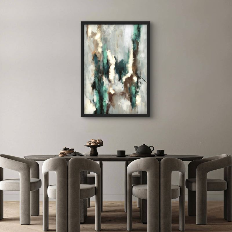 Set of 1 - Abstract Art 'Green Forest'