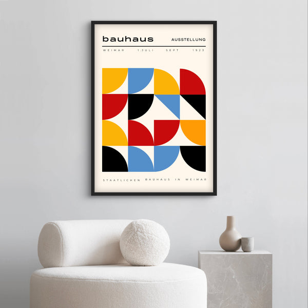 Set of 1 - Abstract Art 'Bauhaus'