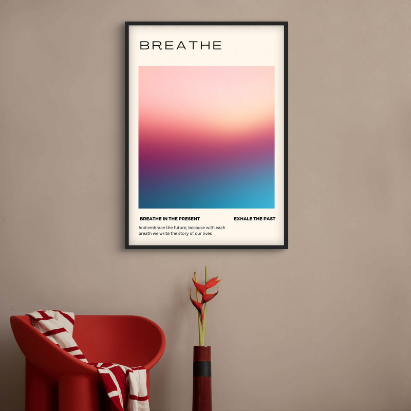 Set of 1 - Abstract Art 'Breathe'