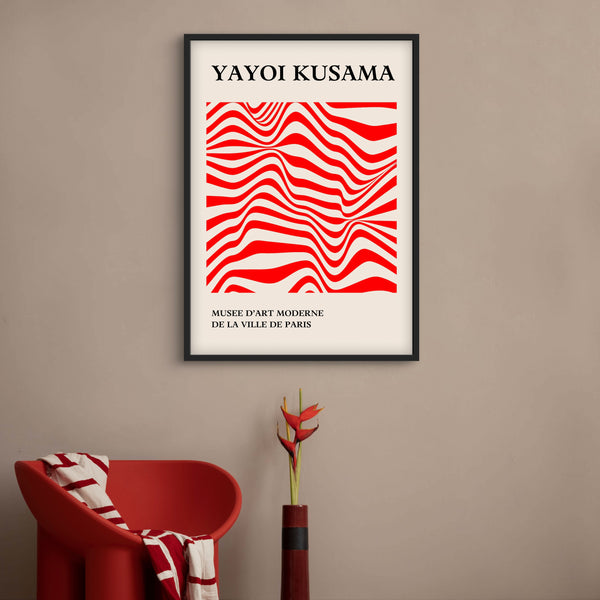 Set of 1 - Abstract Art 'Yayoi Kusama'