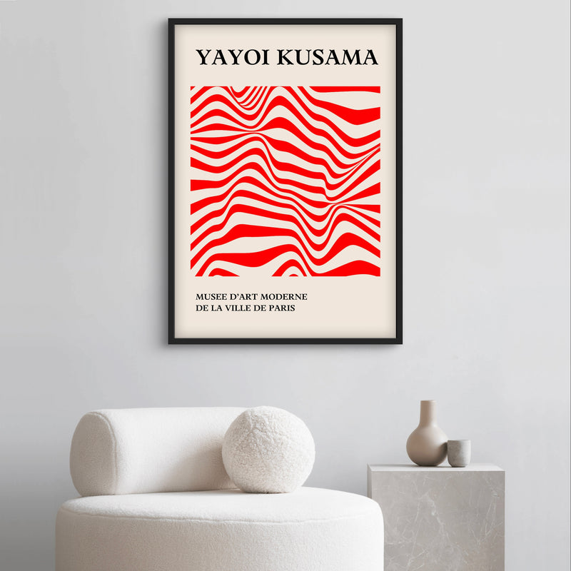 Set of 1 - Abstract Art 'Yayoi Kusama'