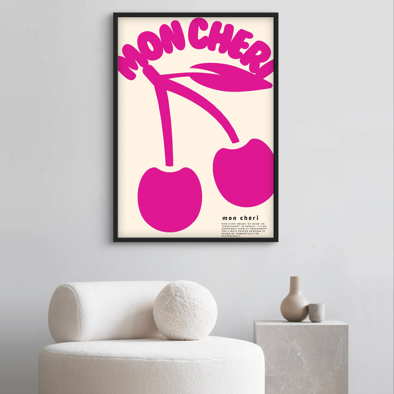 Set of 1 - Abstract Art 'Mon Cheri'