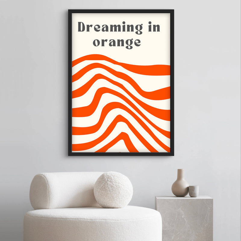 Set of 1 - Dreaming In Orange