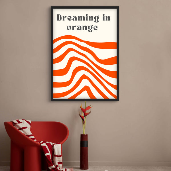 Set of 1 - Dreaming In Orange