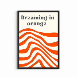 Set of 1 - Dreaming In Orange