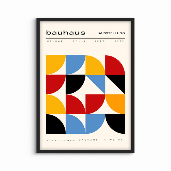 Set of 1 - Abstract Art 'Bauhaus'