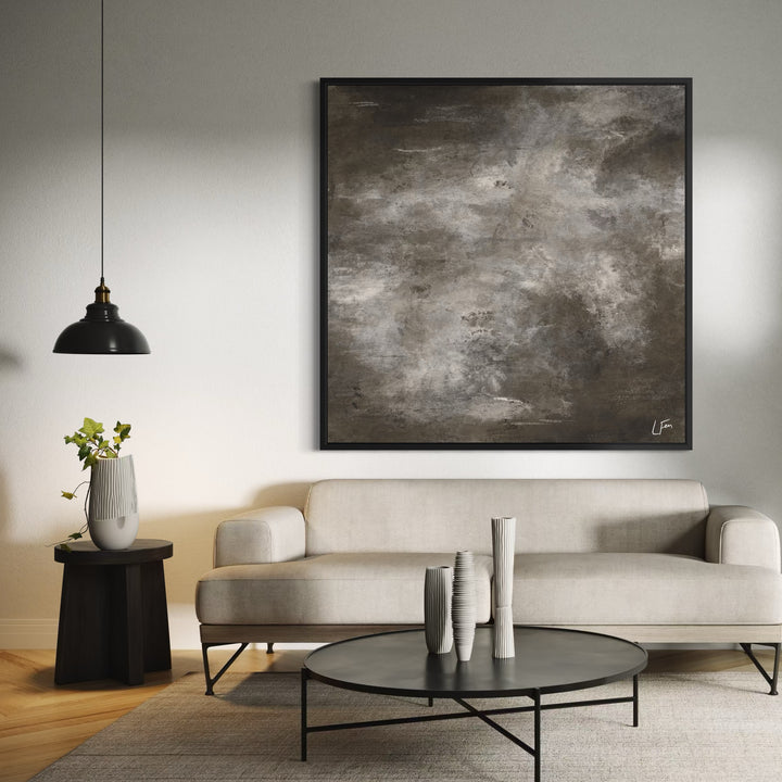 Framed Canvas - Fallen Bark