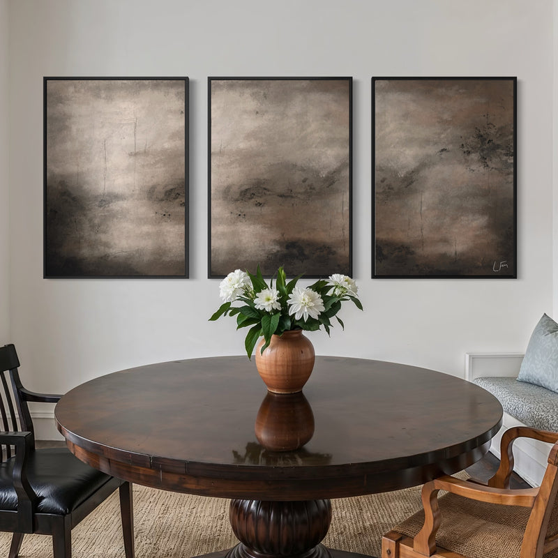 Set of 3 Framed Canvas - Cairo