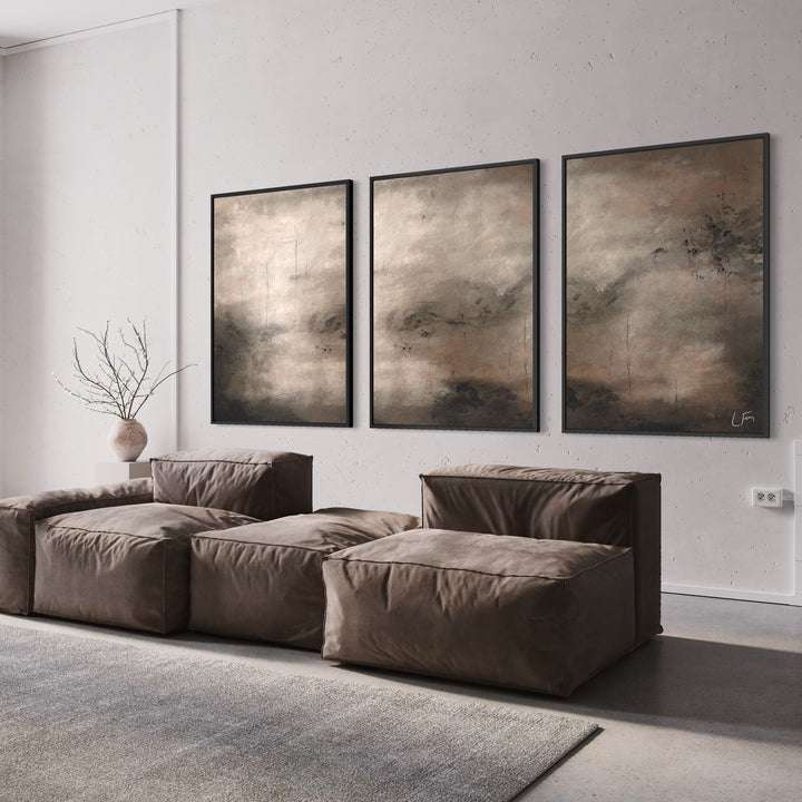 Set of 3 Framed Canvas - Cairo