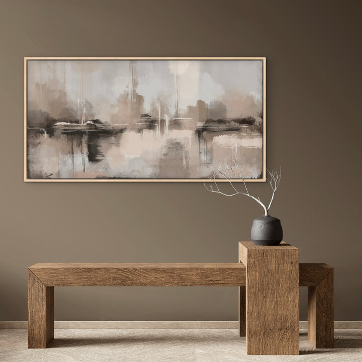 Framed Canvas - Mountain Dusk