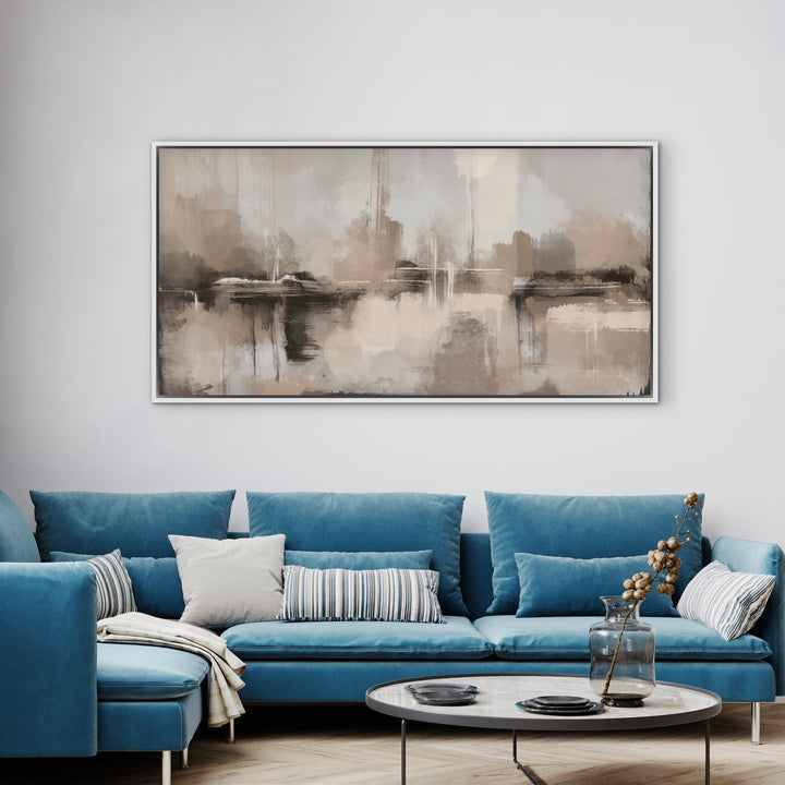 Framed Canvas - Mountain Dusk