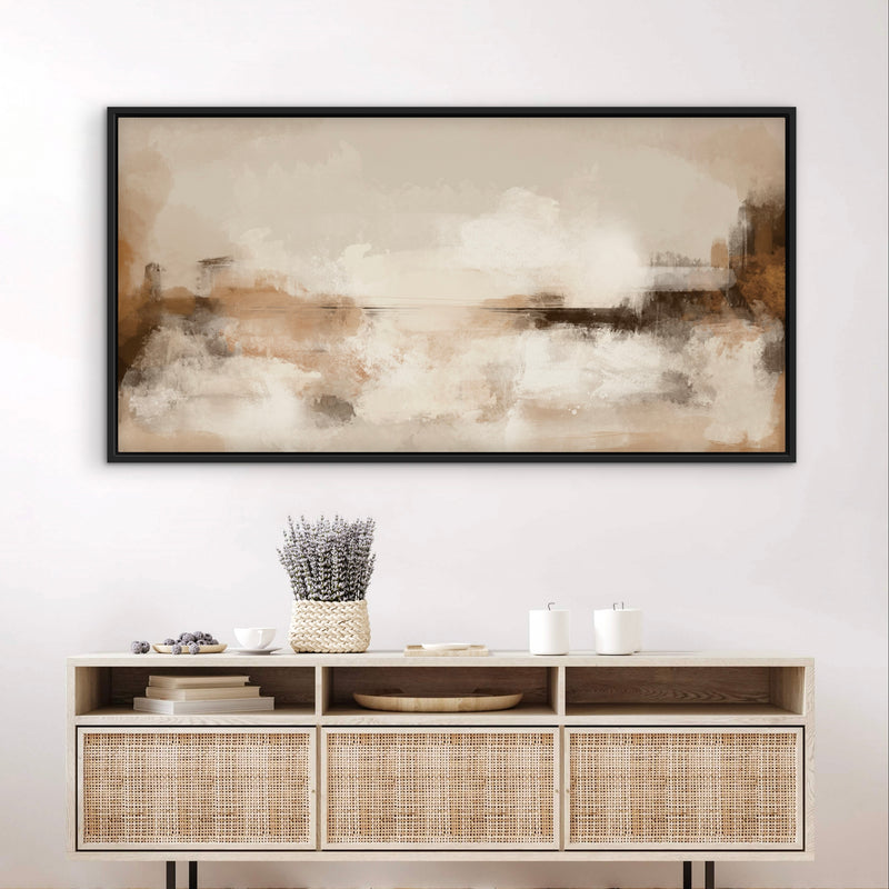 Framed Canvas - Seville Red