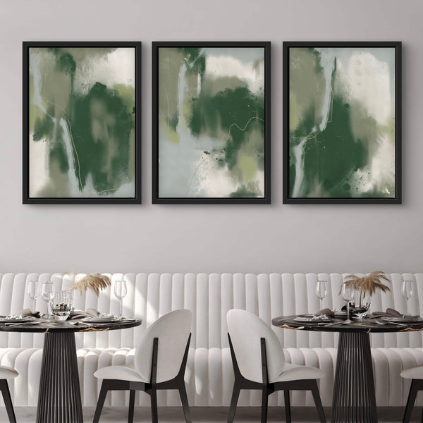 Set of 3 Framed Canvas - Lisbon