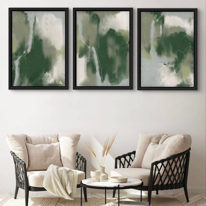 Set of 3 Framed Canvas - Lisbon