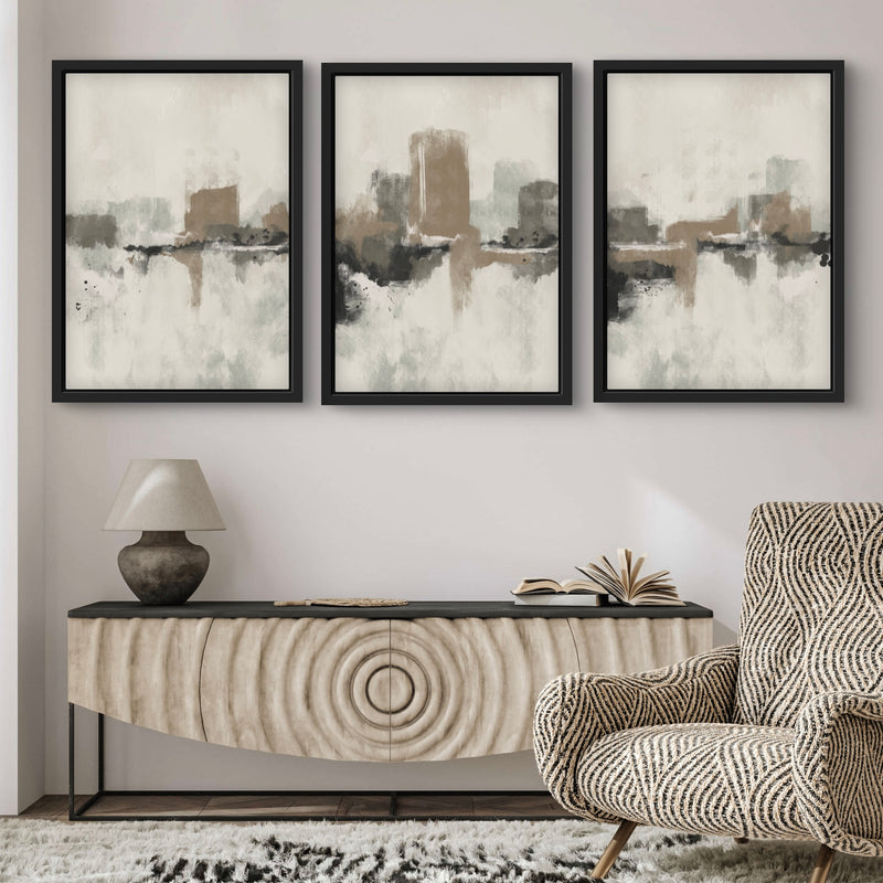 Set of 3 Framed Canvas - Dubrovnik