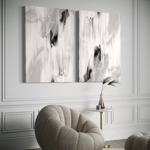 Abstract Canvas Set of 2 - Monaco