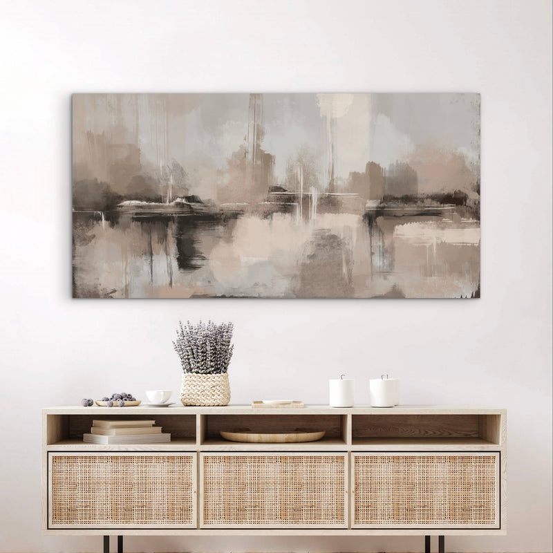 Abstract Canvas - Mountain Dusk