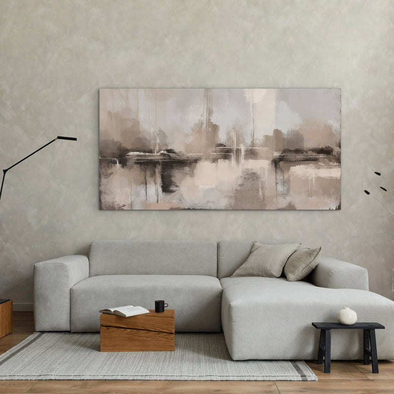 Abstract Canvas - Mountain Dusk