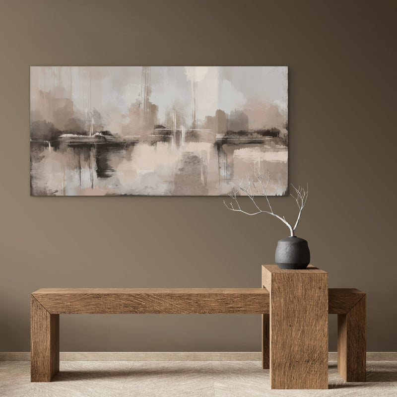 Abstract Canvas - Mountain Dusk