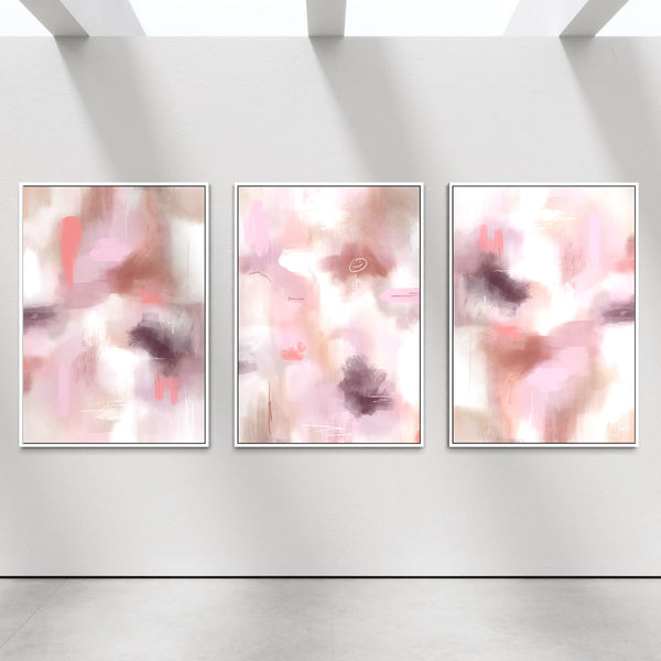 Set of 3 Framed Canvas - Ibiza