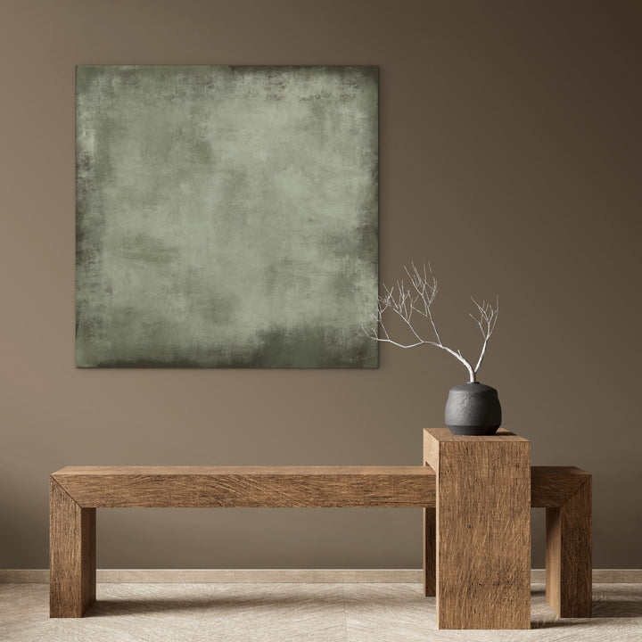 Abstract Canvas - Oslo Olive