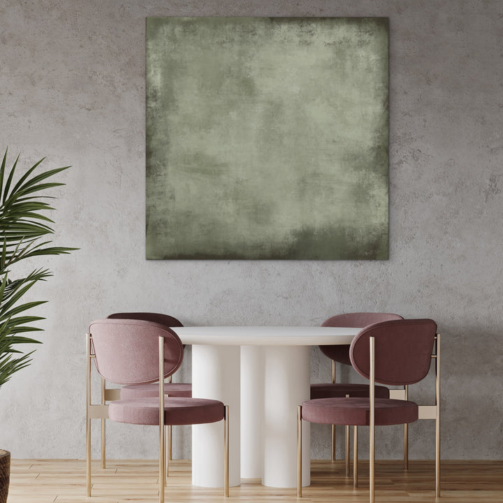 Abstract Canvas - Oslo Olive