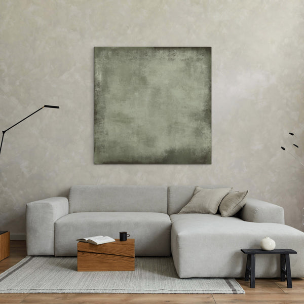 Abstract Canvas - Oslo Olive