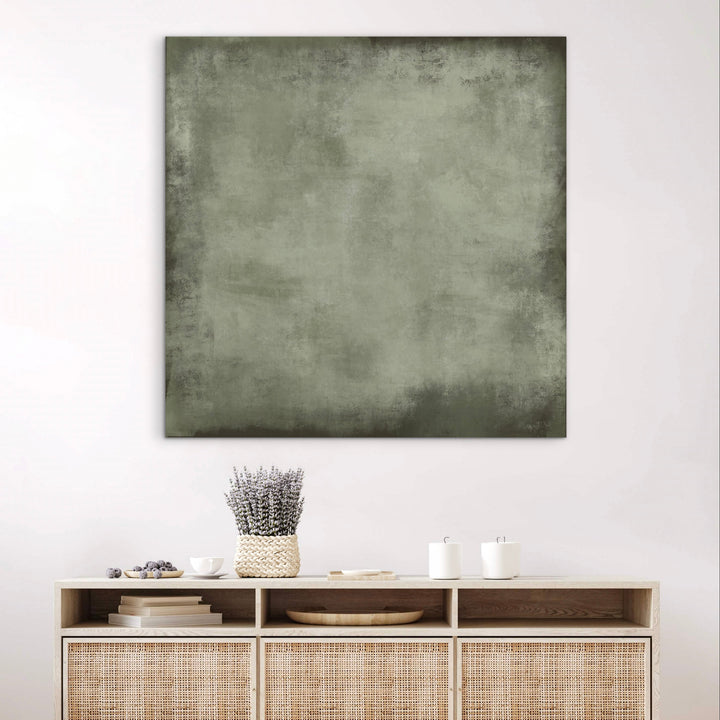 Abstract Canvas - Oslo Olive